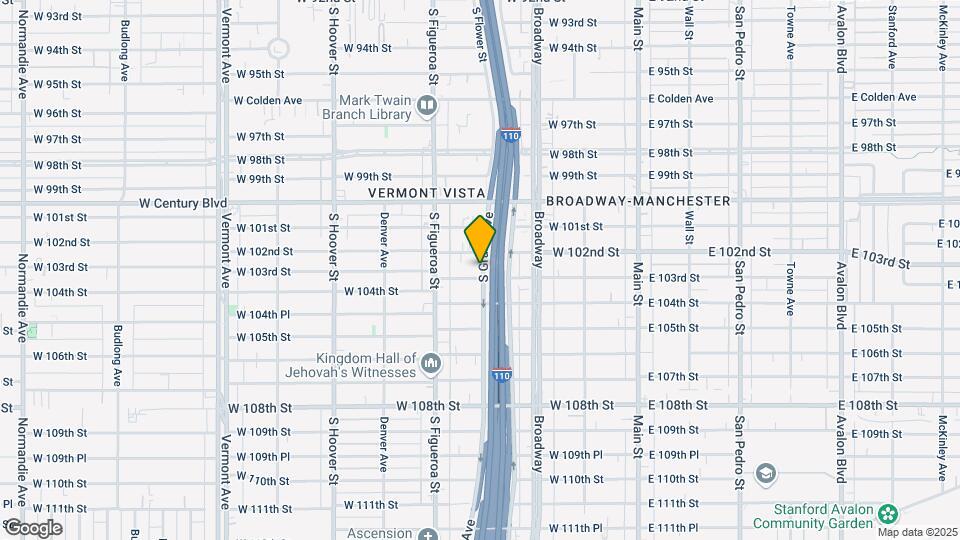 10217 S Grand Ave Map and Location Details