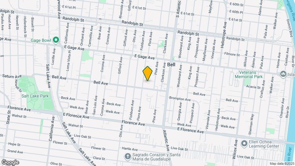 6702 Flora Ave, Unit A Mapa y Detalles de la Ubicación