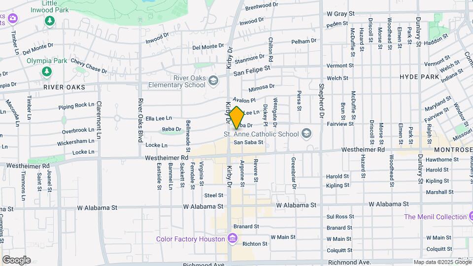 2510 Locke Ln Map and Location Details