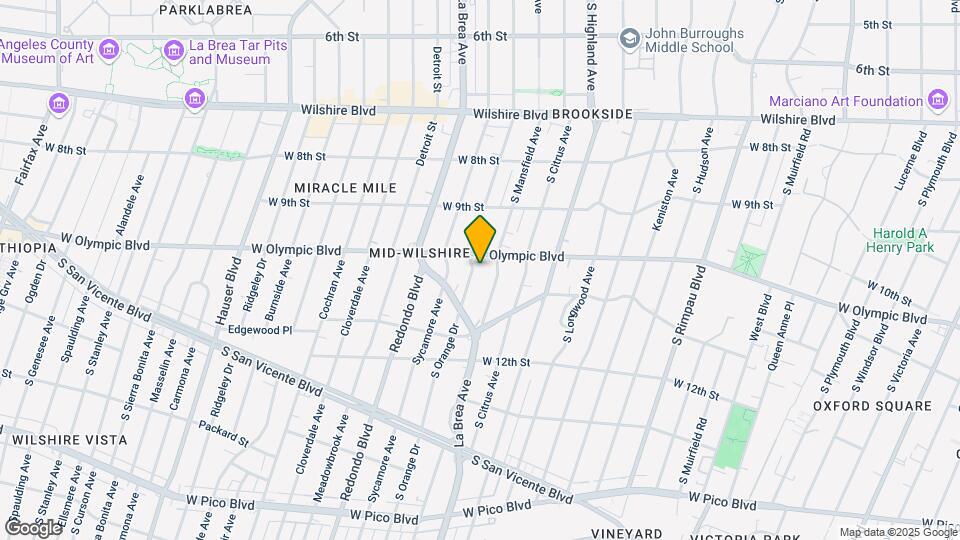 1012 S Orange Dr Map and Location Details