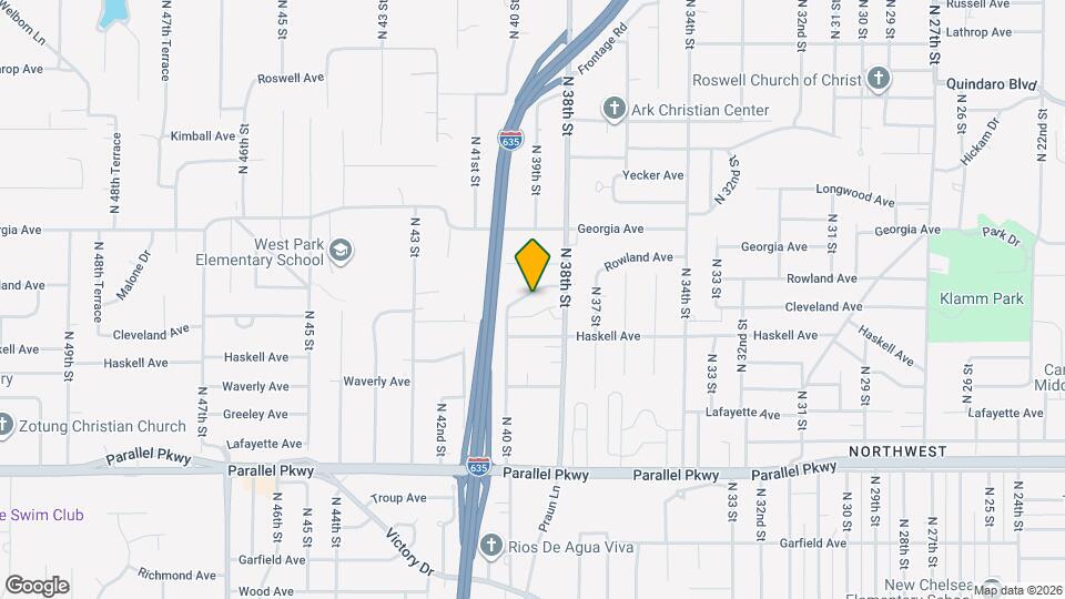 2472 N 38th St Map and Location Details