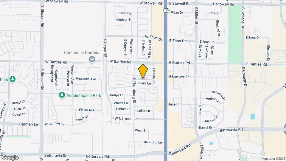 303 Sheila Ln Map and Location Details