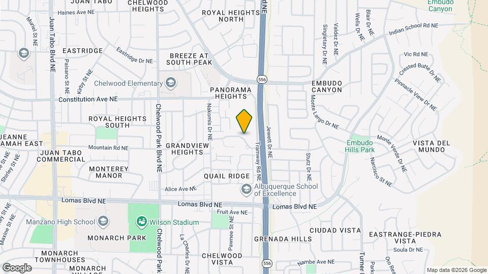 Panorama Heights Apts Map and Location Details