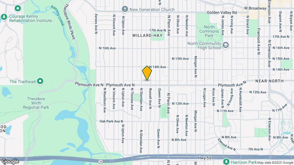 2408 Plymouth Ave N, Unit 3 Map and Location Details