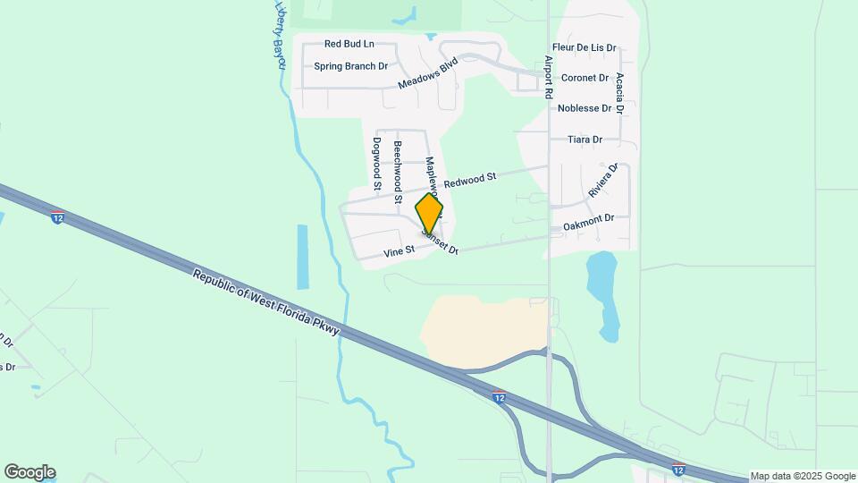 206 Sunset Dr Map and Location Details