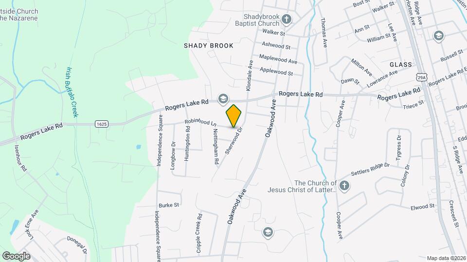 1003 Robinhood Ln Map and Location Details