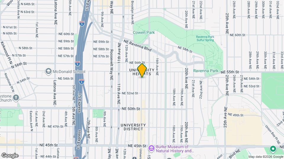5268 University Way NE Mapa y Detalles de la Ubicación