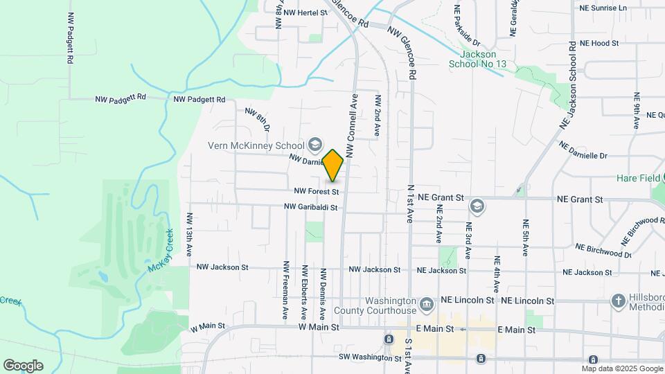 435 NW Forest St Map and Location Details