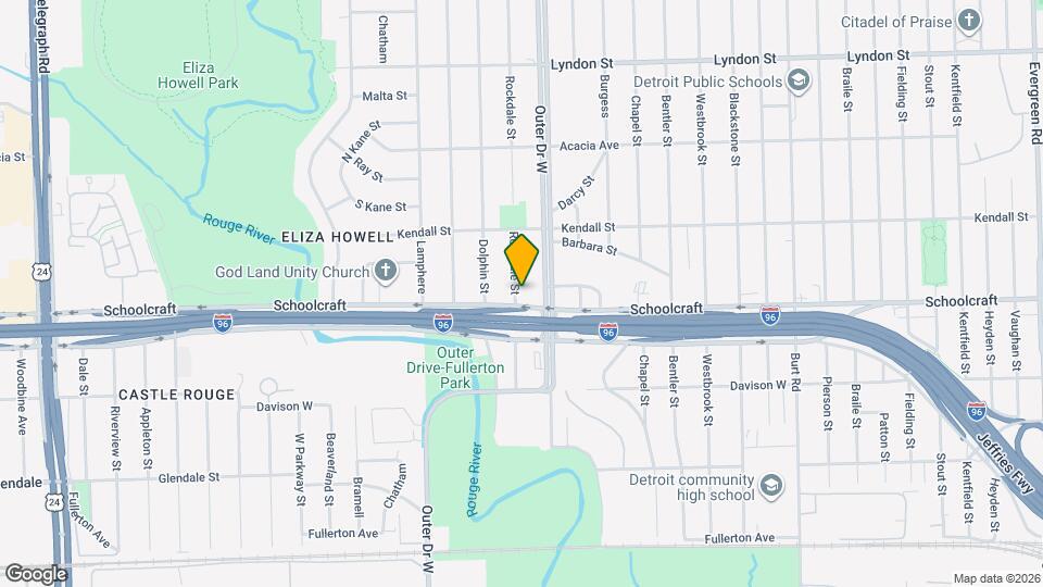 13926 Rockdale St Map and Location Details