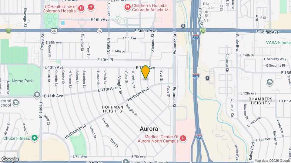 1225 Xanadu St Map and Location Details