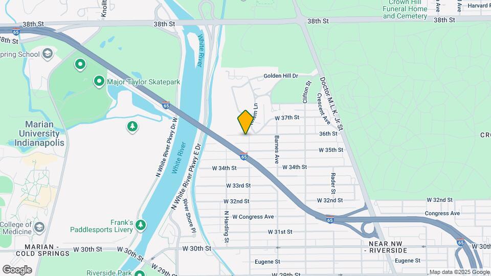 1305 36th St Map and Location Details