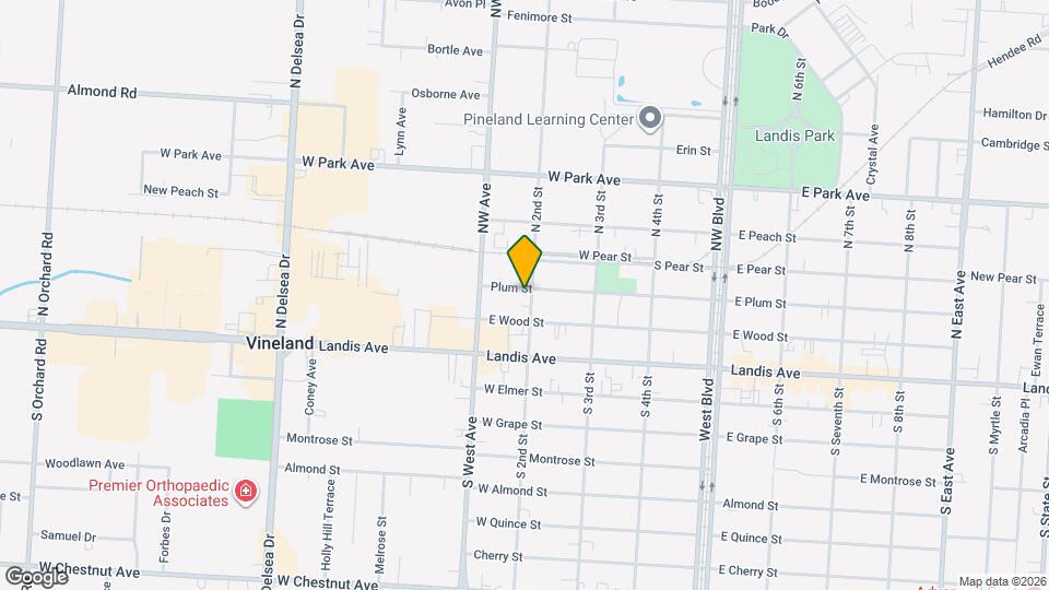 112 N 2nd St Map and Location Details