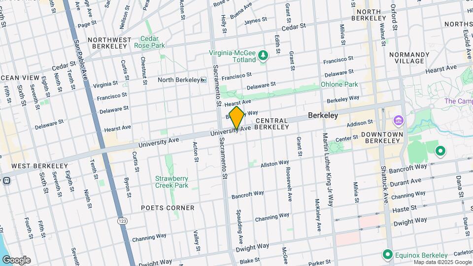 1536 University Ave, Unit 1536 Map and Location Details