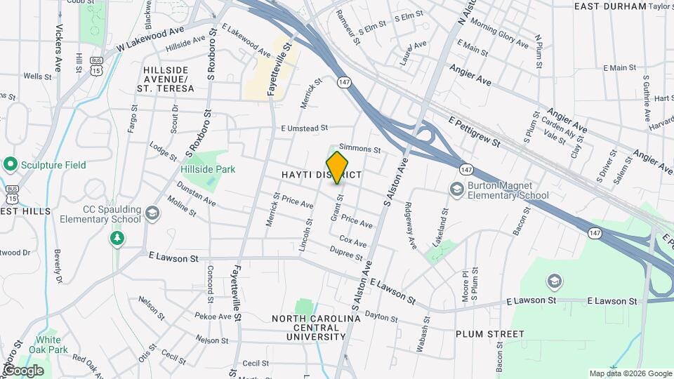 1006 Grant St Map and Location Details