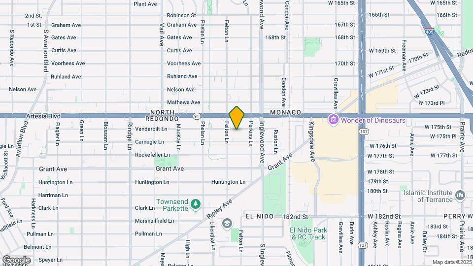 2608 Vanderbilt Ln, Unit #1 Map and Location Details