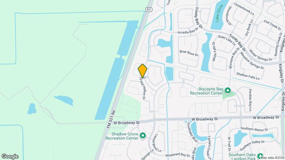 2801 Field Hollow Dr Mapa y Detalles de la Ubicación