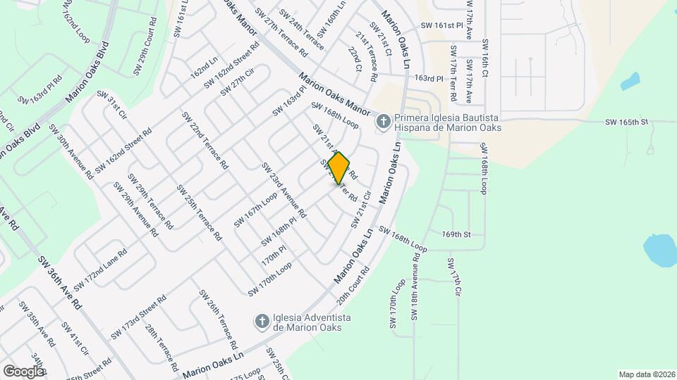 16736 SW 21st Ter Rd Map and Location Details
