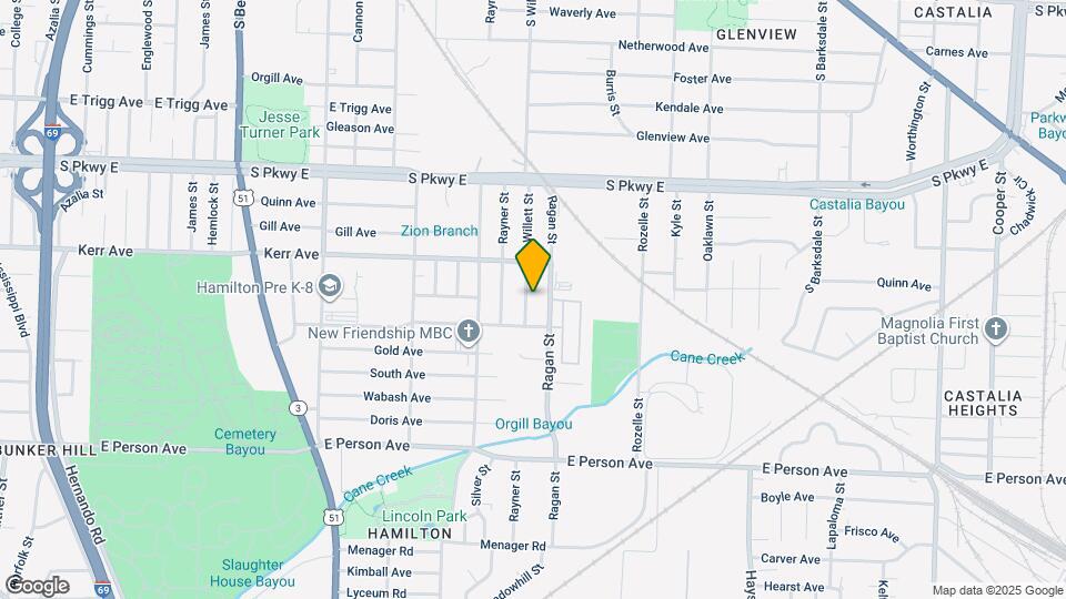 1494 S Willett St Map and Location Details
