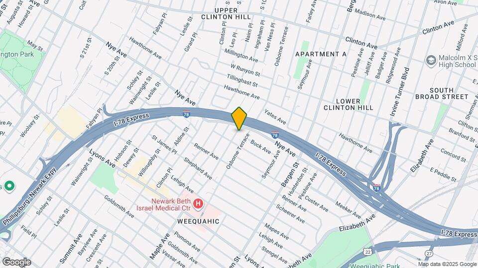 68 Huntington Terrace Map and Location Details