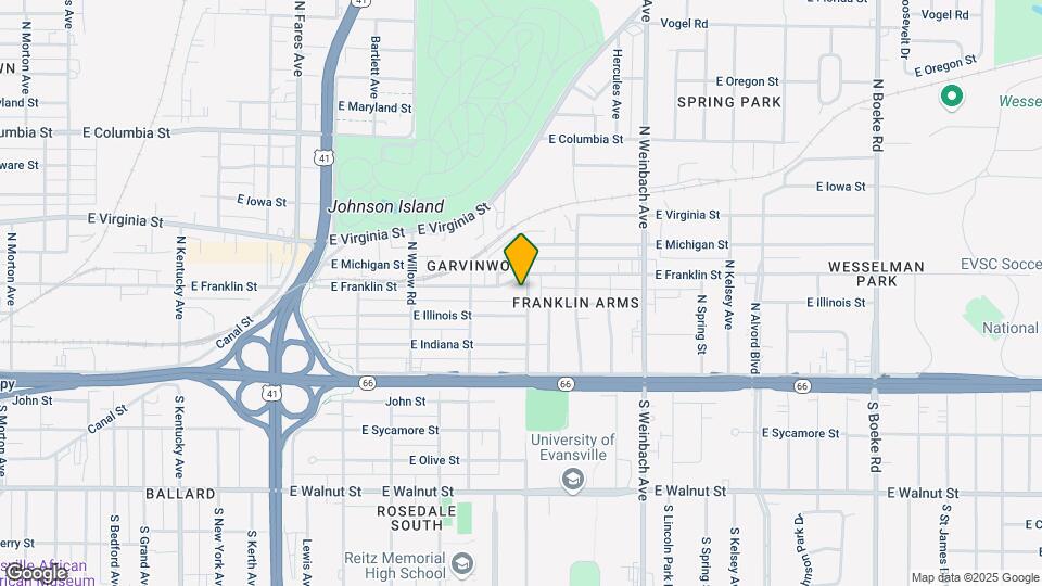 220 N Rotherwood Ave Map and Location Details