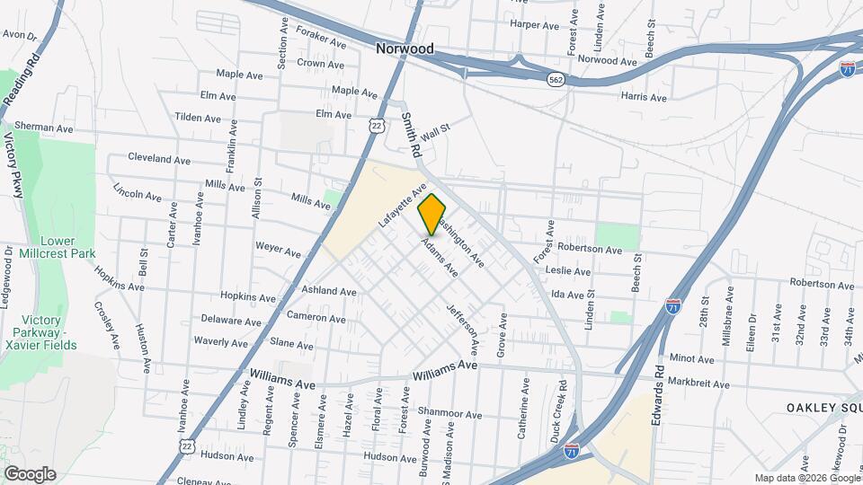 4424 Ashland Ave Map and Location Details