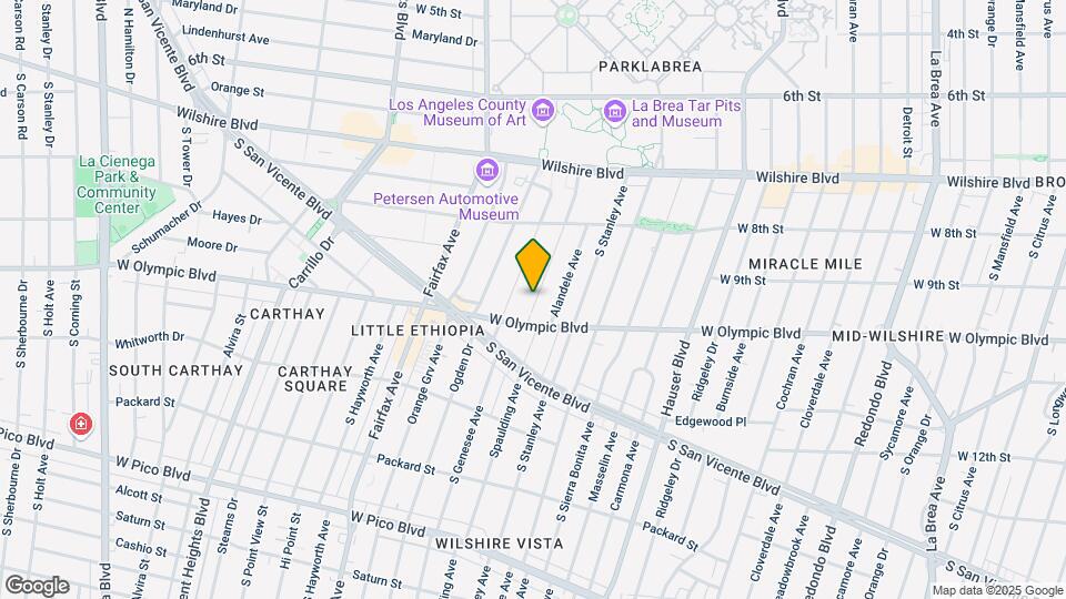 923 Spaulding Ave Map and Location Details