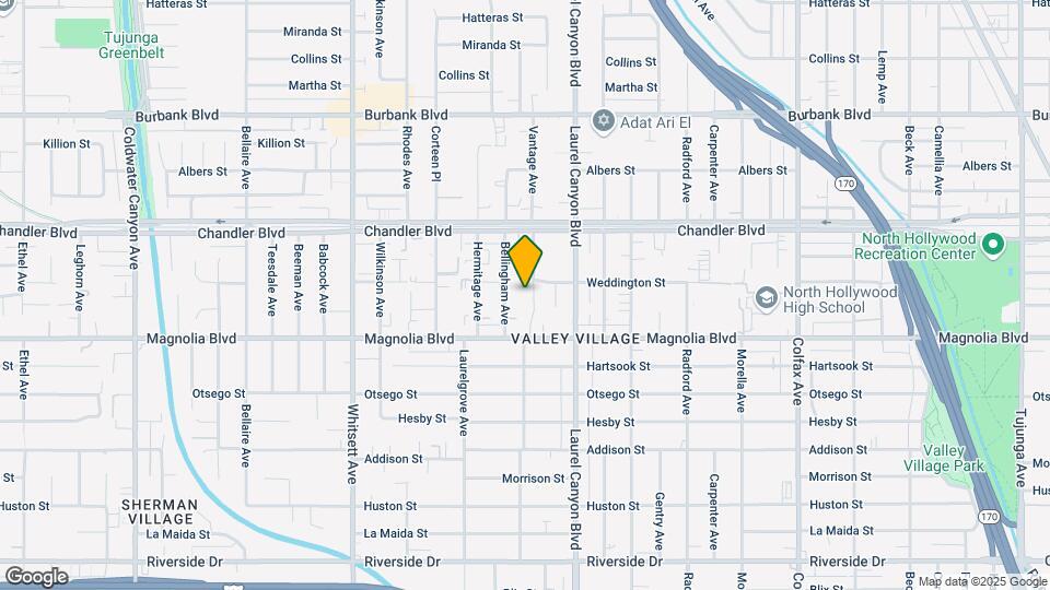 5247-5253 Vantage Ave Mapa y Detalles de la Ubicación