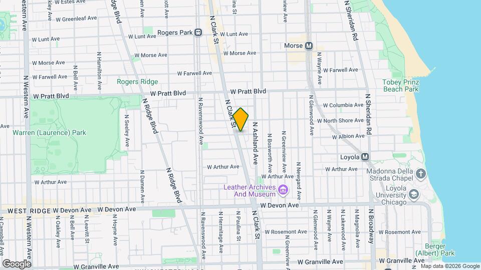 1623 W Wallen Ave Map and Location Details