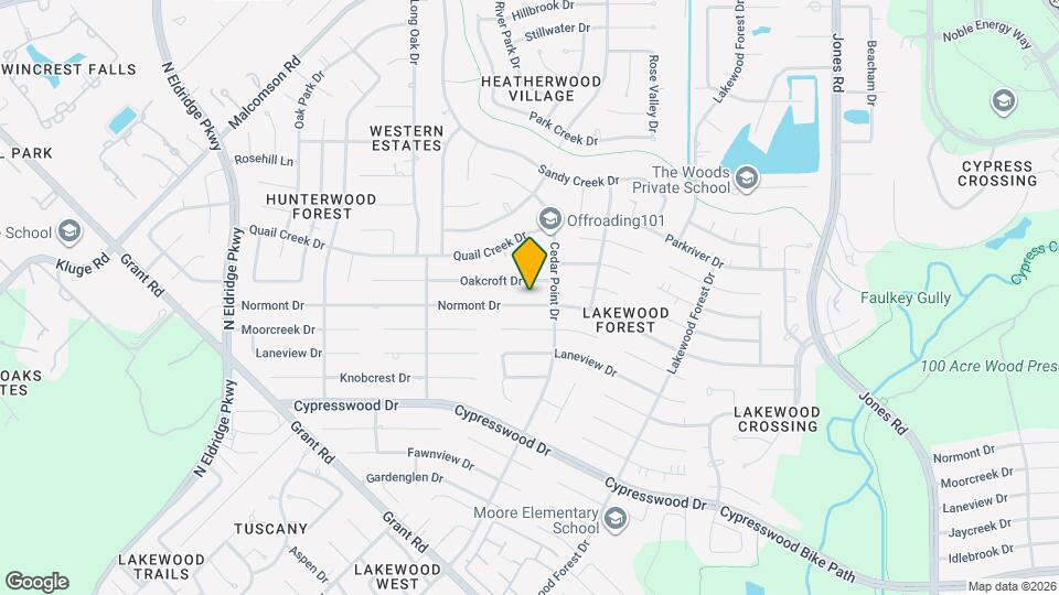 11914 Normont Dr Map and Location Details