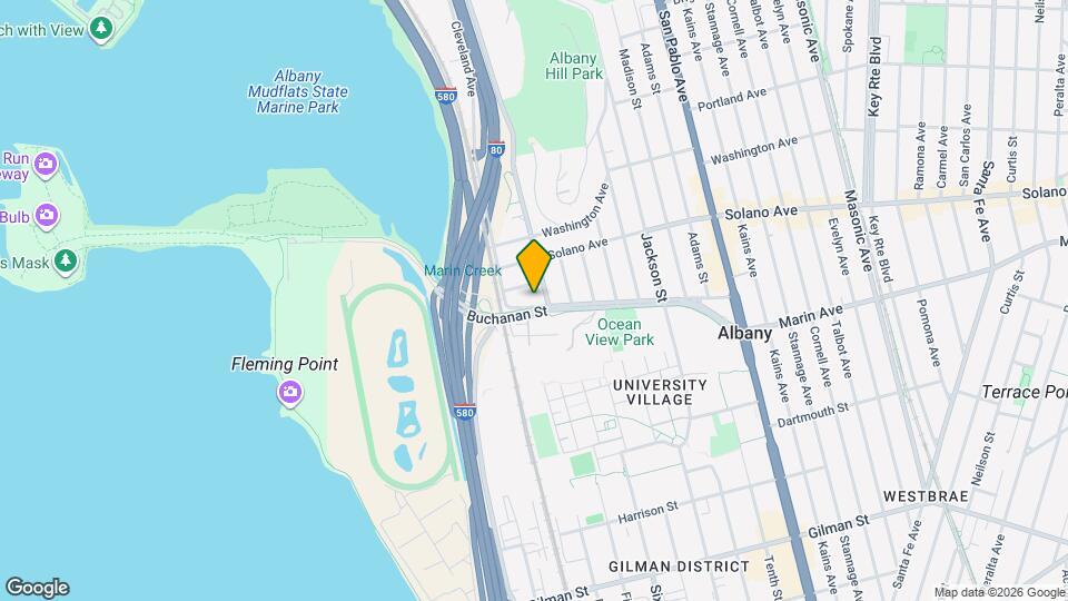 723 Buchanan St, Unit C Map and Location Details