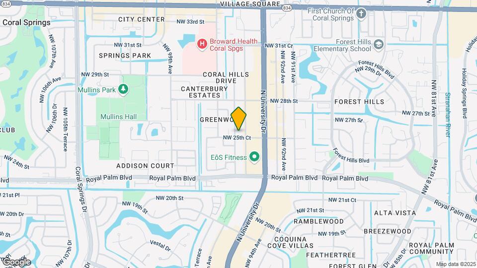 2573 NW 95th Ave Map and Location Details