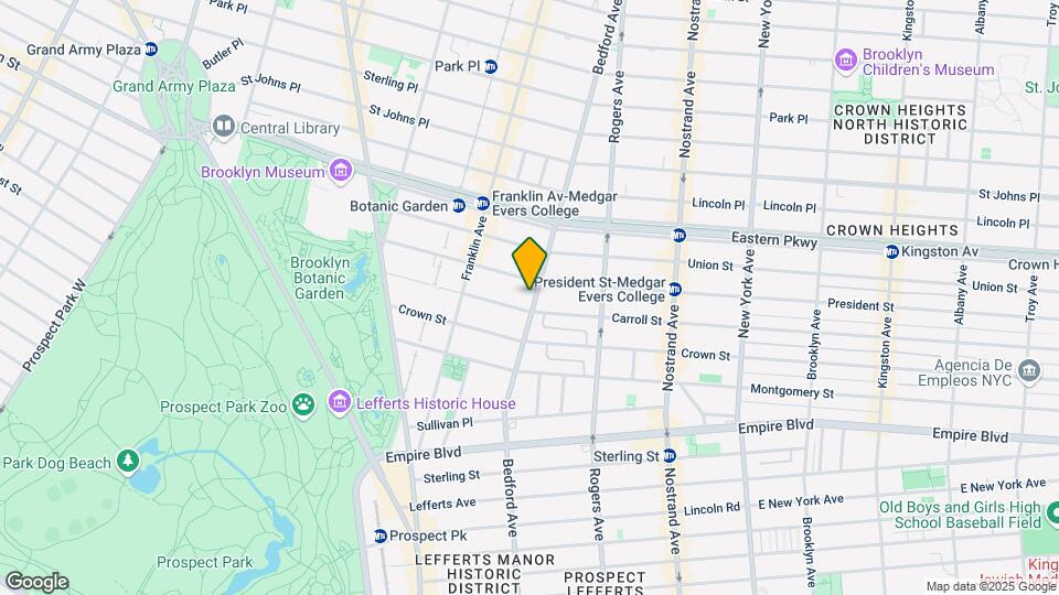 1604 Bedford Ave Map and Location Details