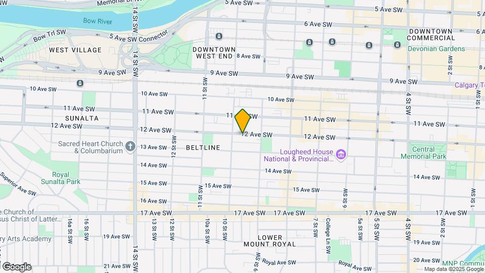 1027 12th Ave SW Map and Location Details