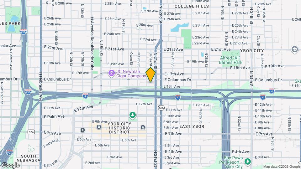 2008 E 15th Ave Map and Location Details