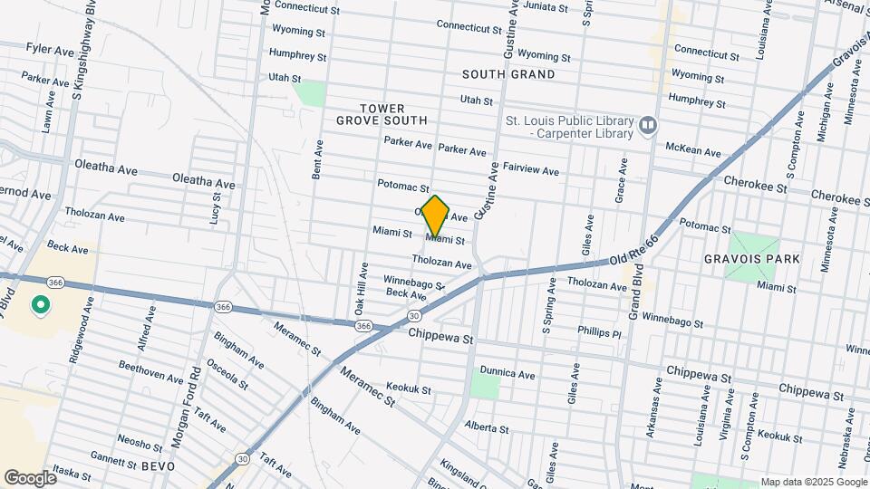 3948 Miami St Map and Location Details