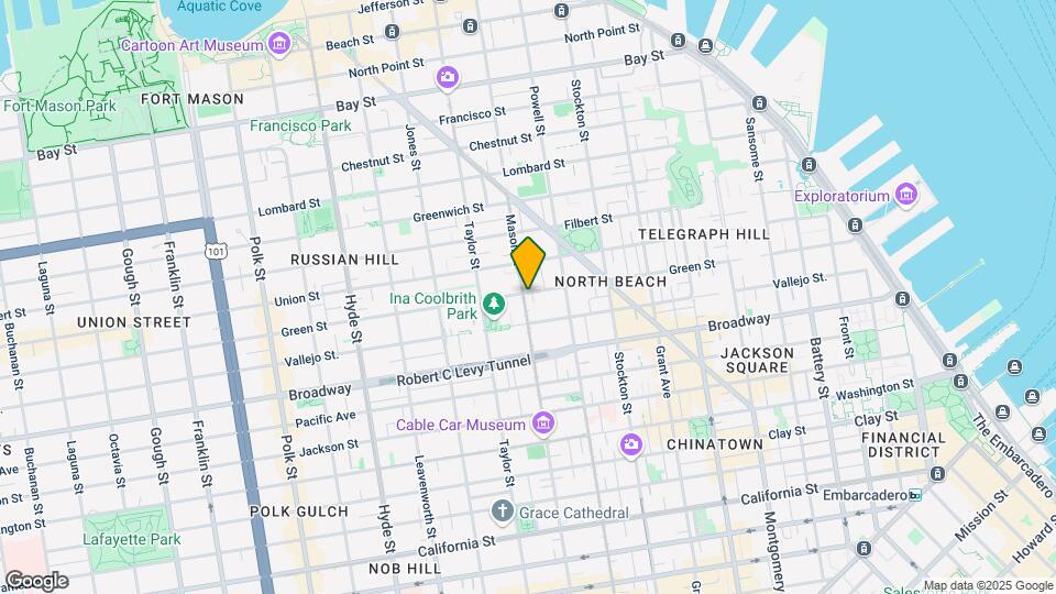 1660 Mason St Map and Location Details