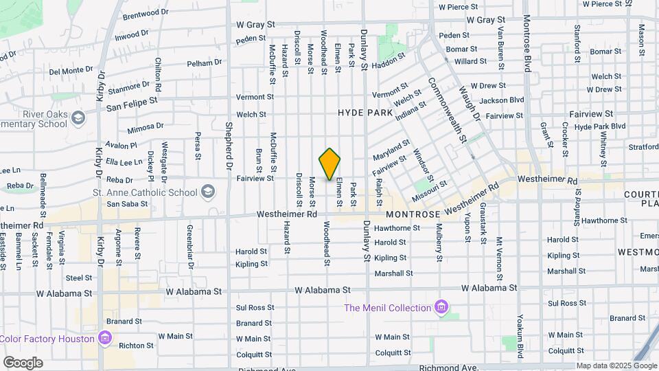 2413 Woodhead St Mapa y Detalles de la Ubicación