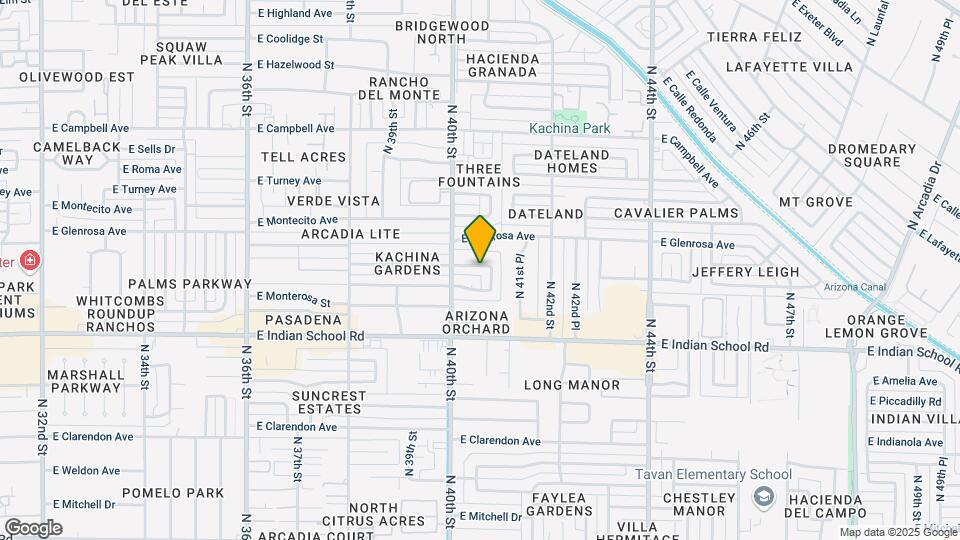 4023 E Heatherbrae Dr Map and Location Details