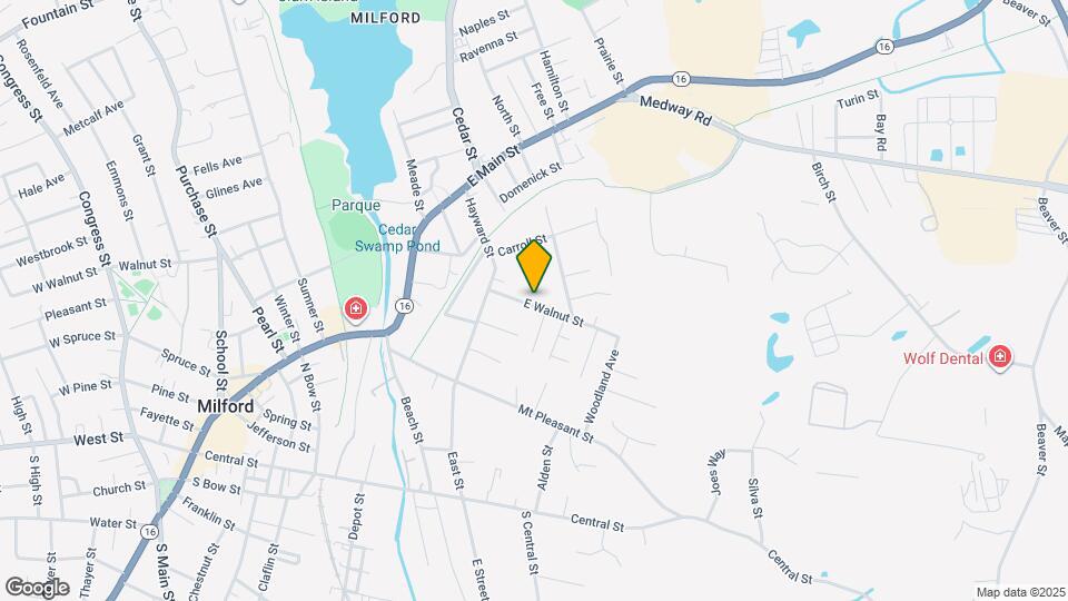 16 E Walnut St Map and Location Details