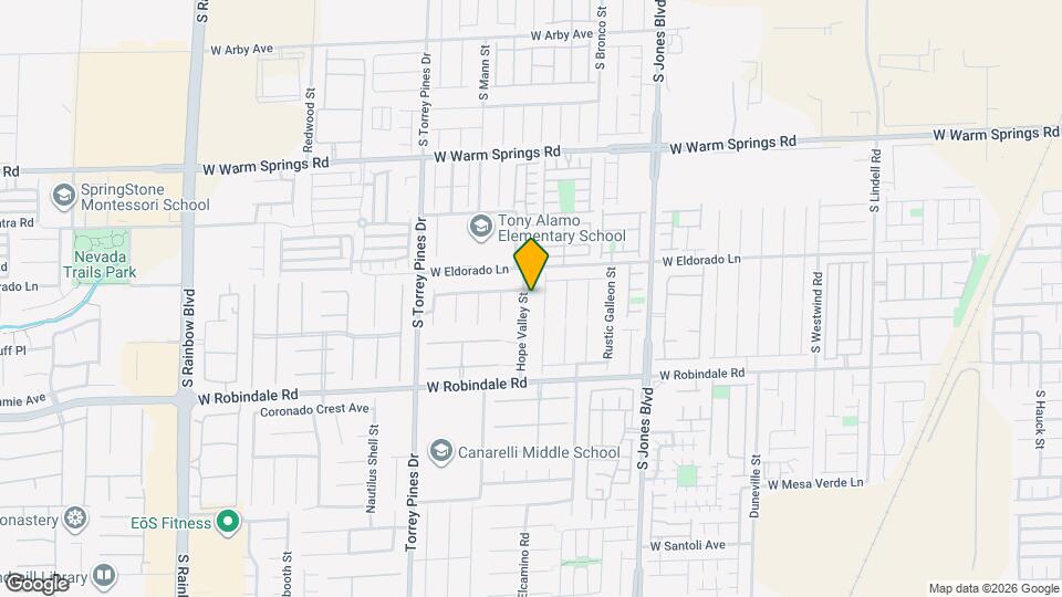 7548 Hope Valley St Map and Location Details