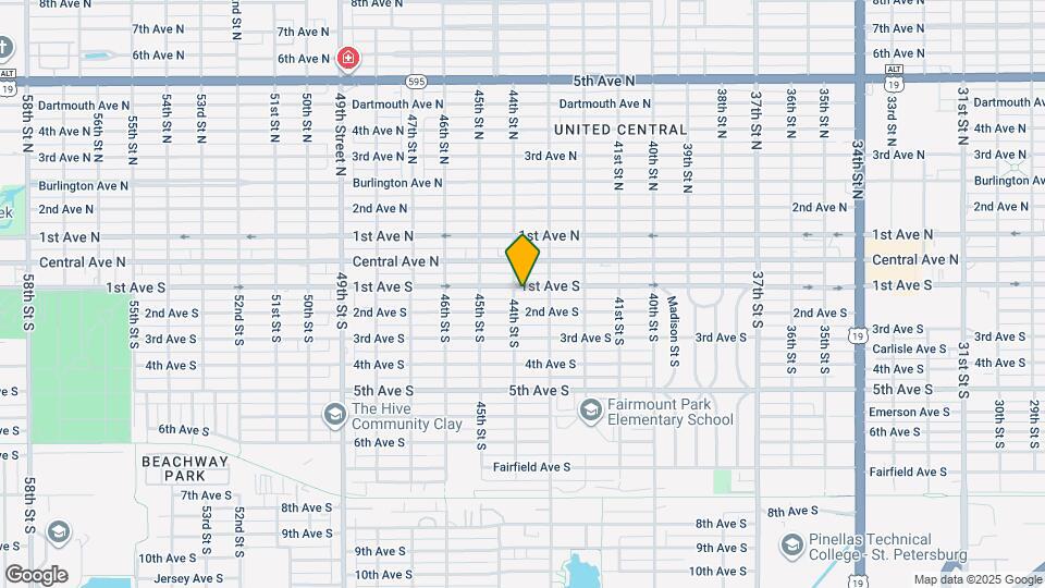 4350 1st Ave S Map and Location Details