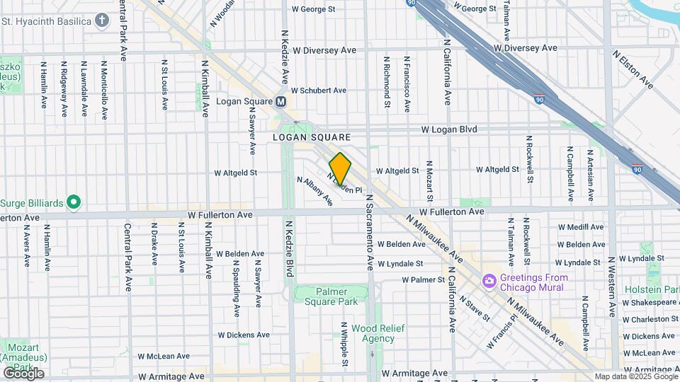 2434-2444 N Linden Pl Map and Location Details