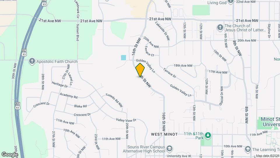 1711 16th St NW Map and Location Details