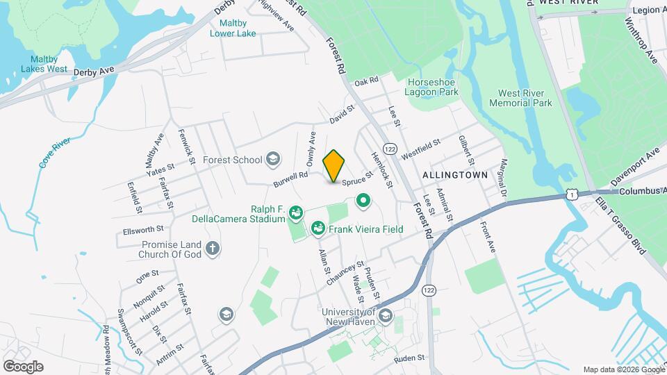 108 Spruce St Map and Location Details