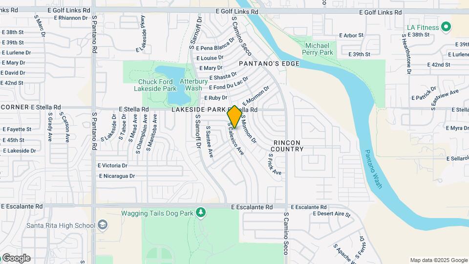 3315 S Calexico Ave Map and Location Details