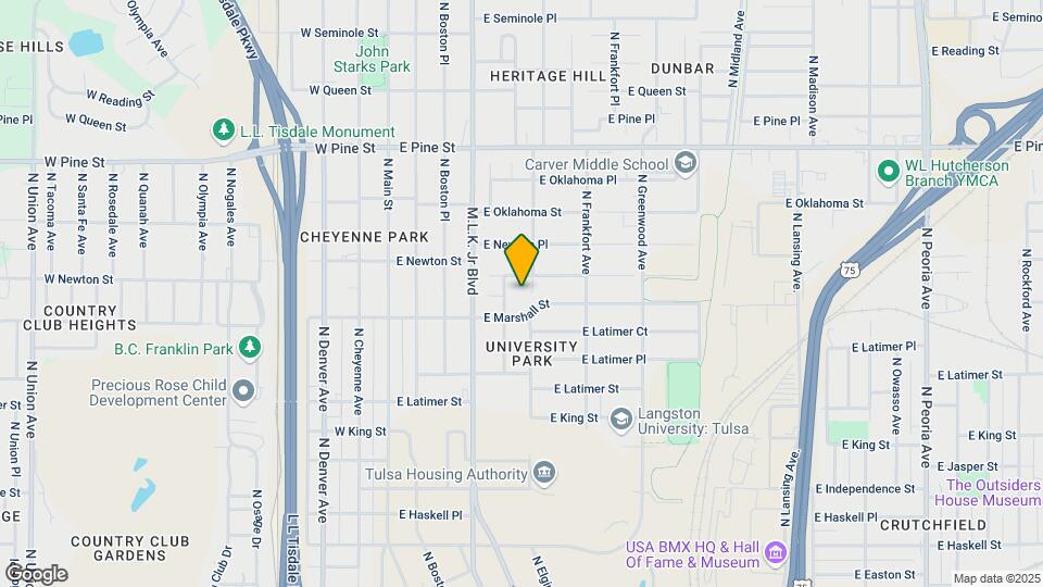 1220 N Elgin Ave Mapa y Detalles de la Ubicación