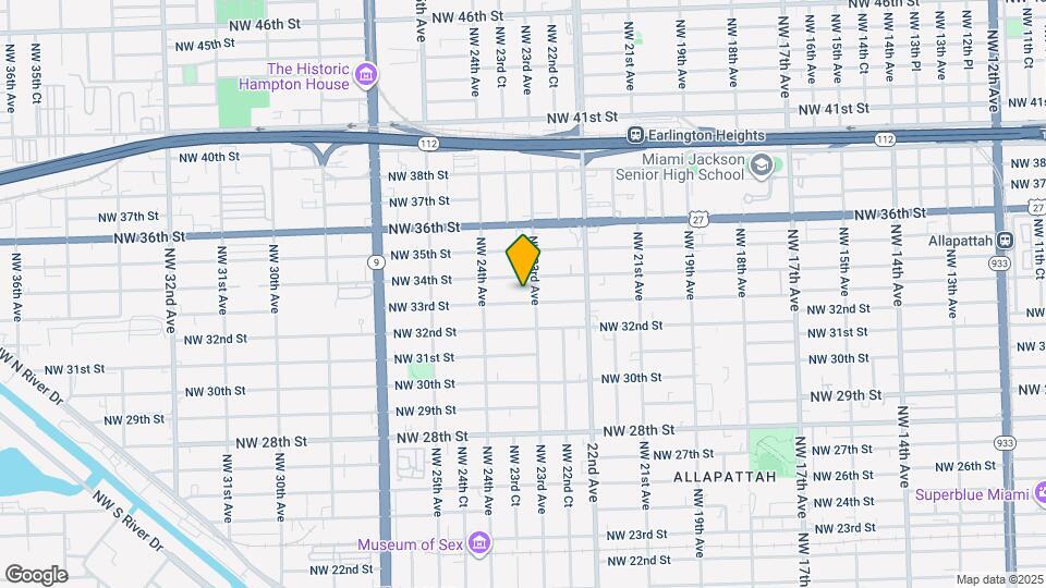 2323 NW 33rd St Map and Location Details
