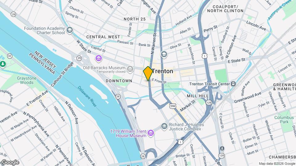 117 S Warren St Map and Location Details