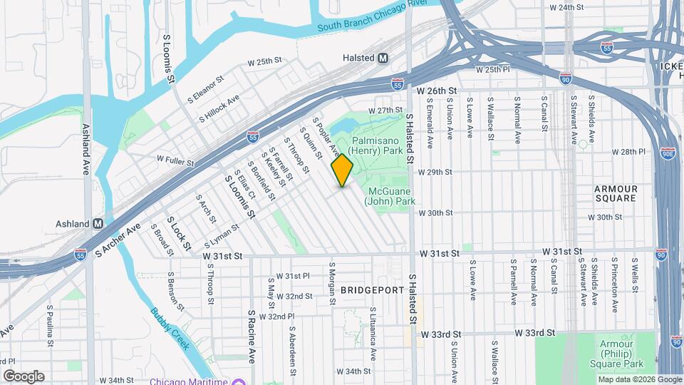 2900 S Quinn St, Unit 1F Mapa y Detalles de la Ubicación