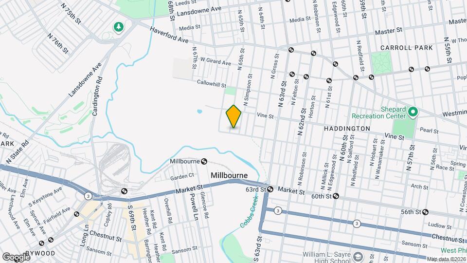 205 N 65th St Map and Location Details